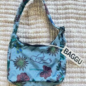 Baggu Digital Denim Mini Women's Shoulder Bag